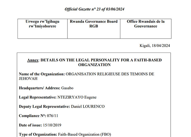 Download and read the details of our Legal Personality